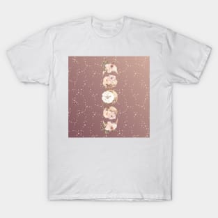Floral Moon Phases T-Shirt